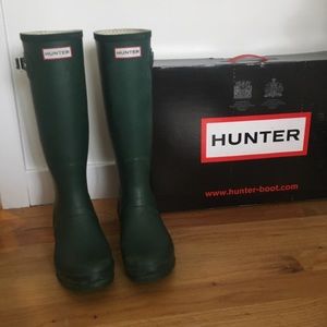 Hunter Rain Boots - Original Tall, Dark Green